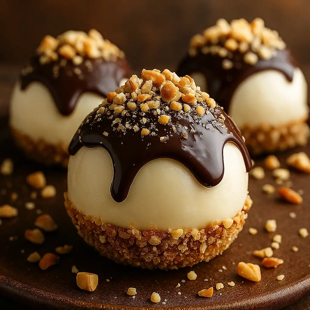 No-Bake Peanut Butter Cheesecake Balls