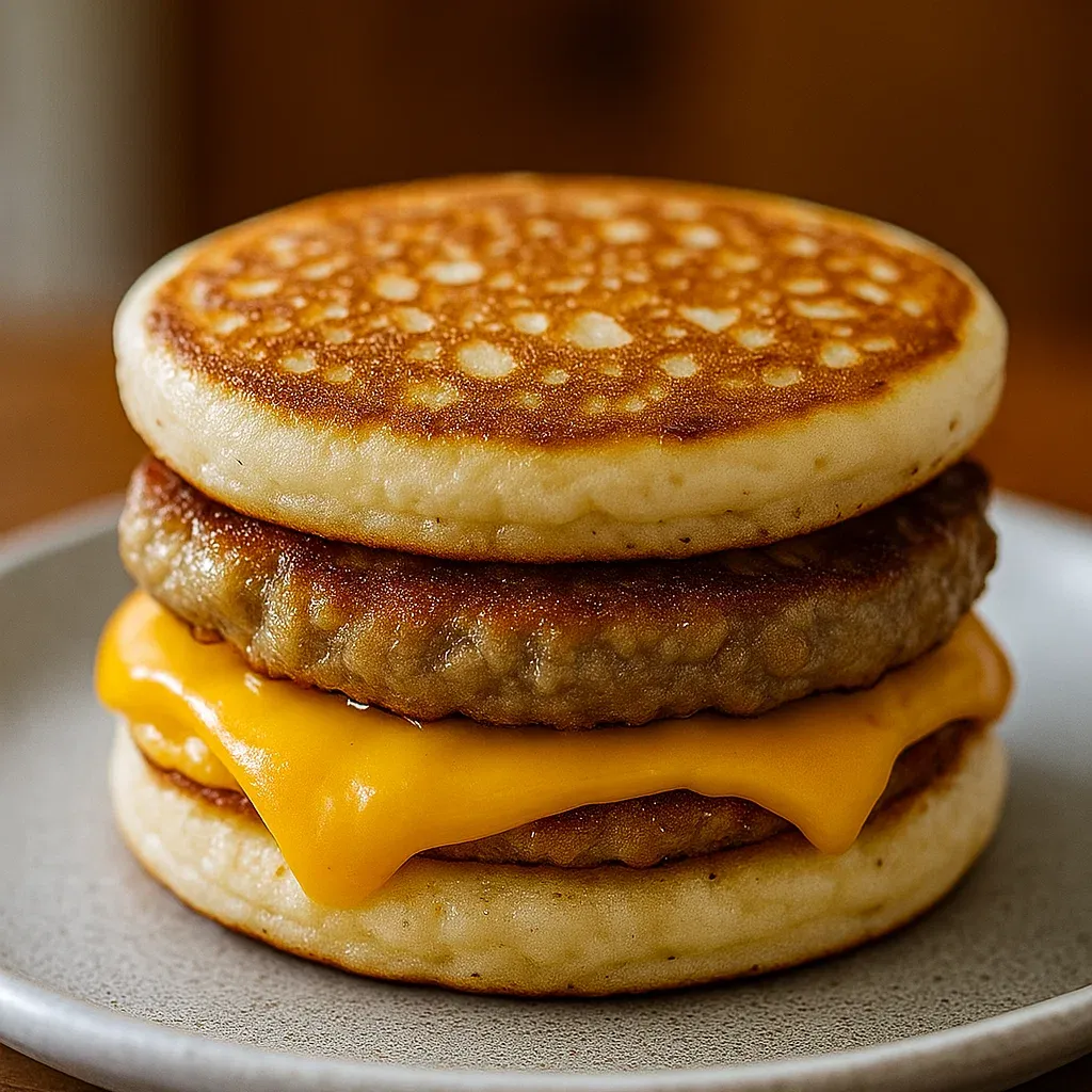 Homemade McGriddle Breakfast Sandwich