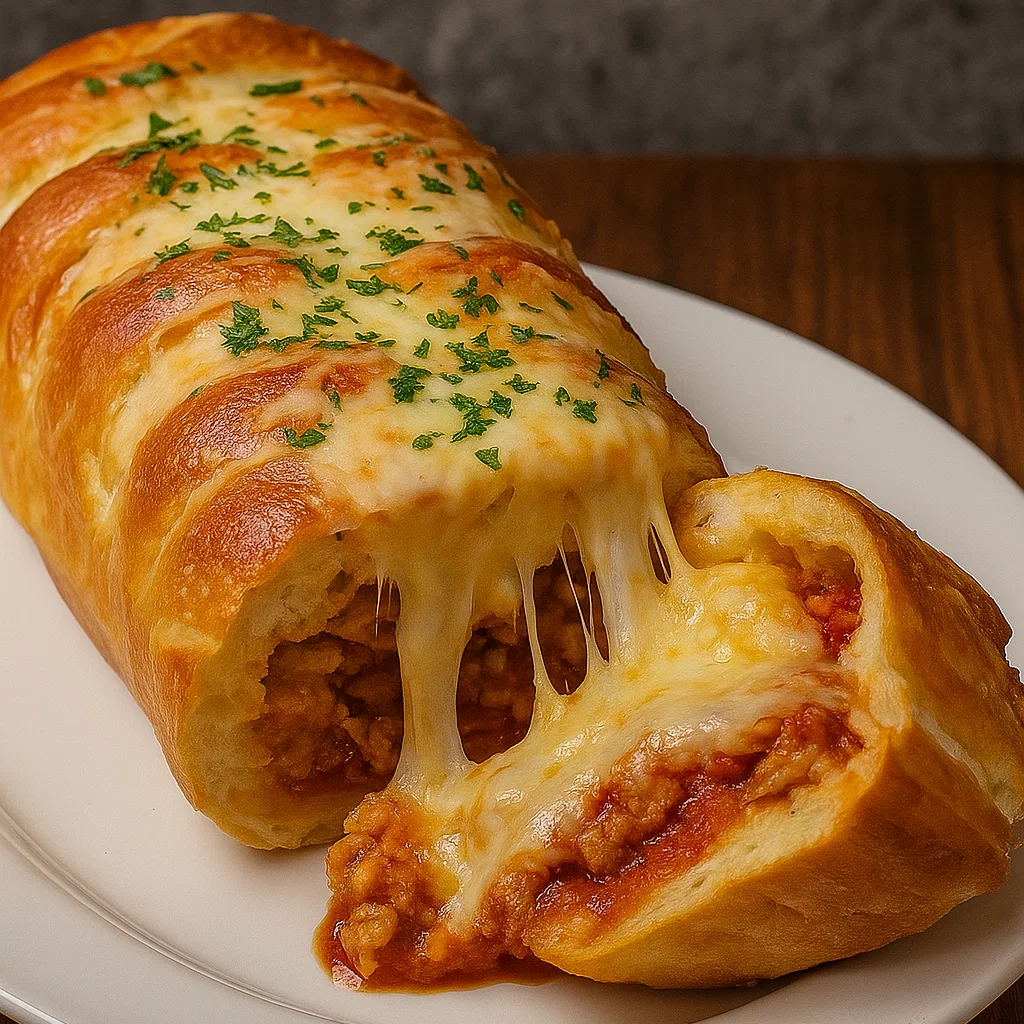 Cheesy Stuffed Italian Bread