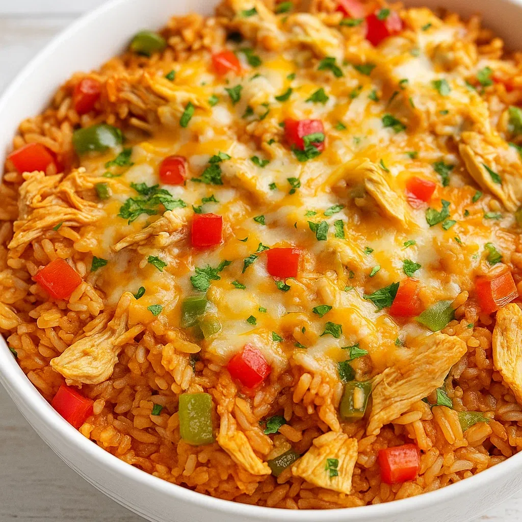Fajita Chicken Casserole Bake