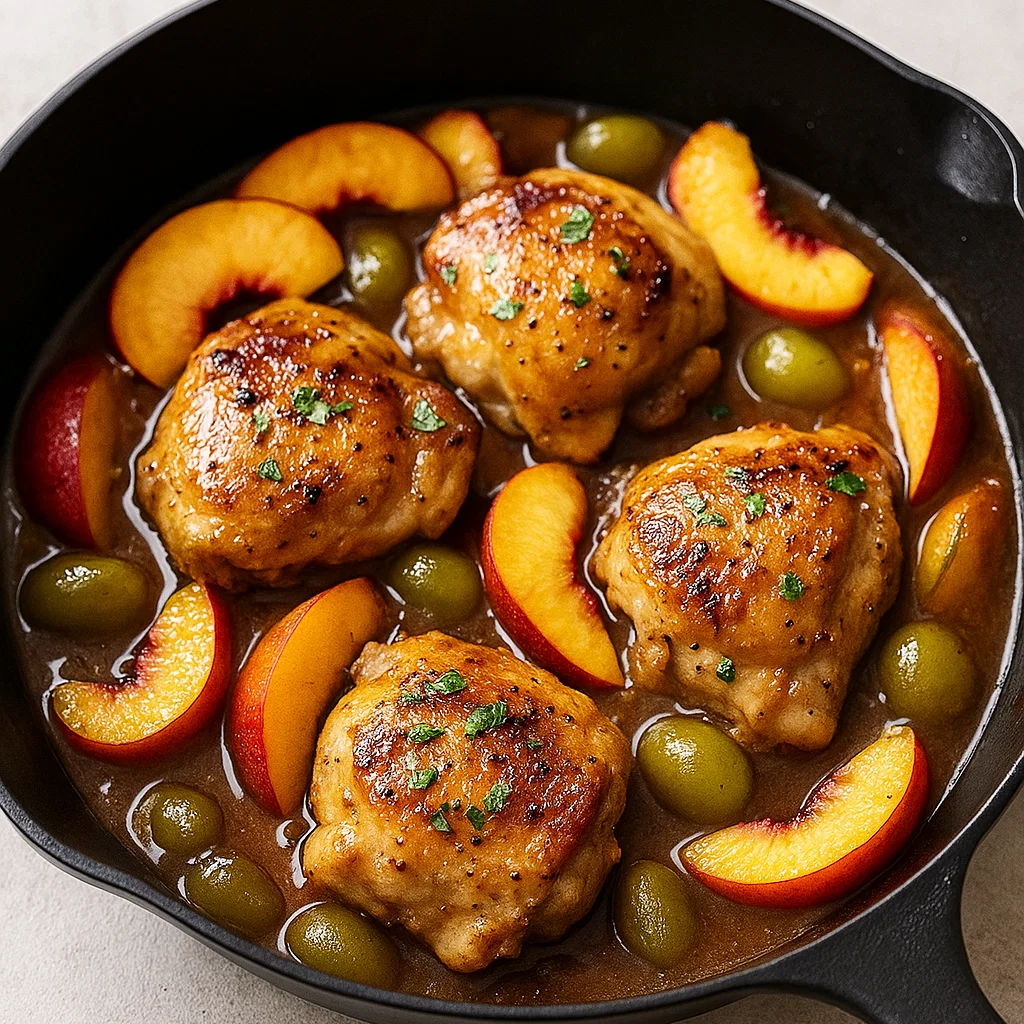 Jalapeño Peach Chicken