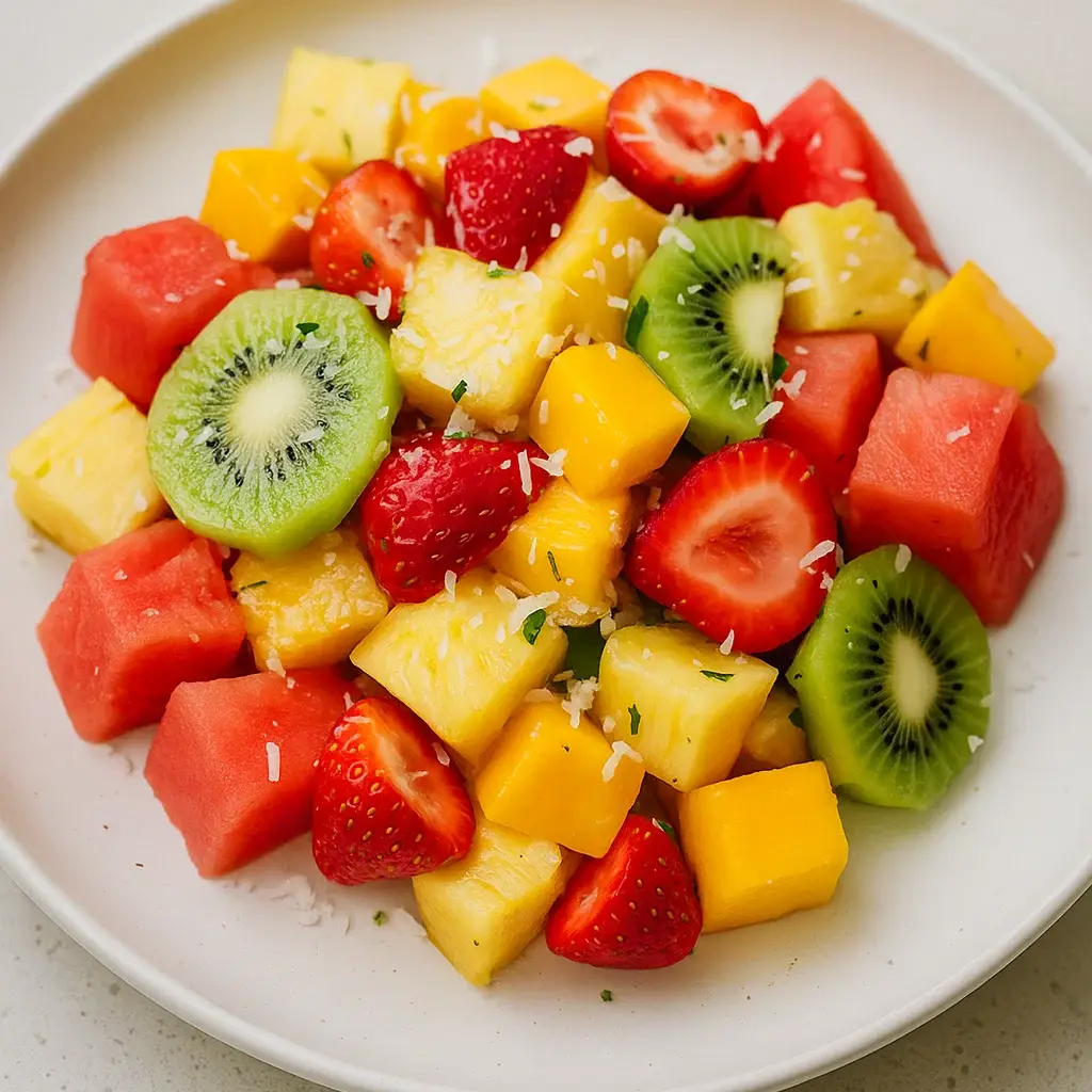 Tropical Fruit Honey Lime Salad