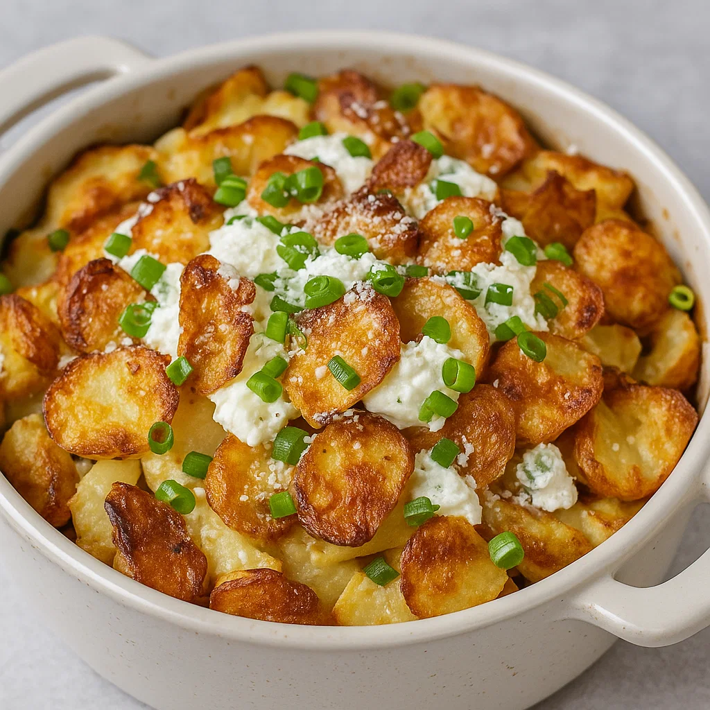 Crispy Smashed Potato Salad