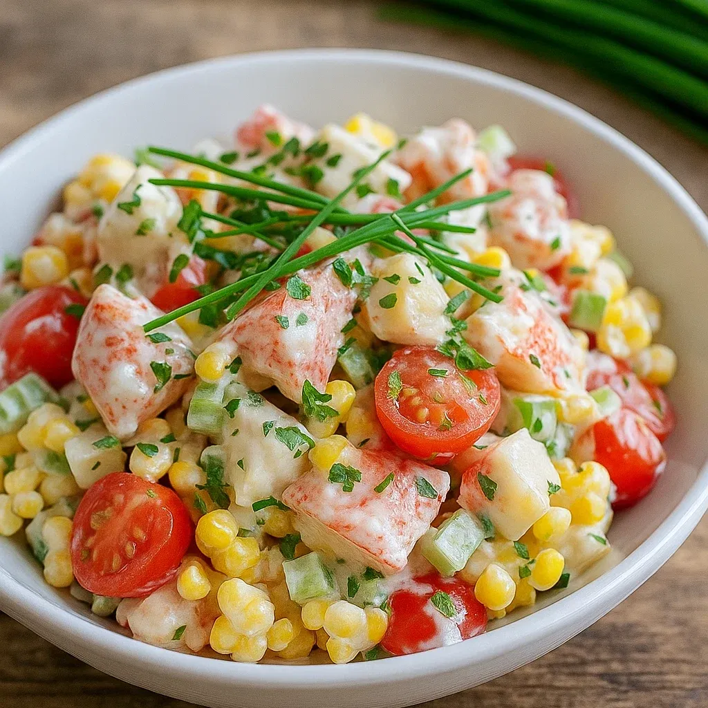 Summer Lobster Charred Corn Salad