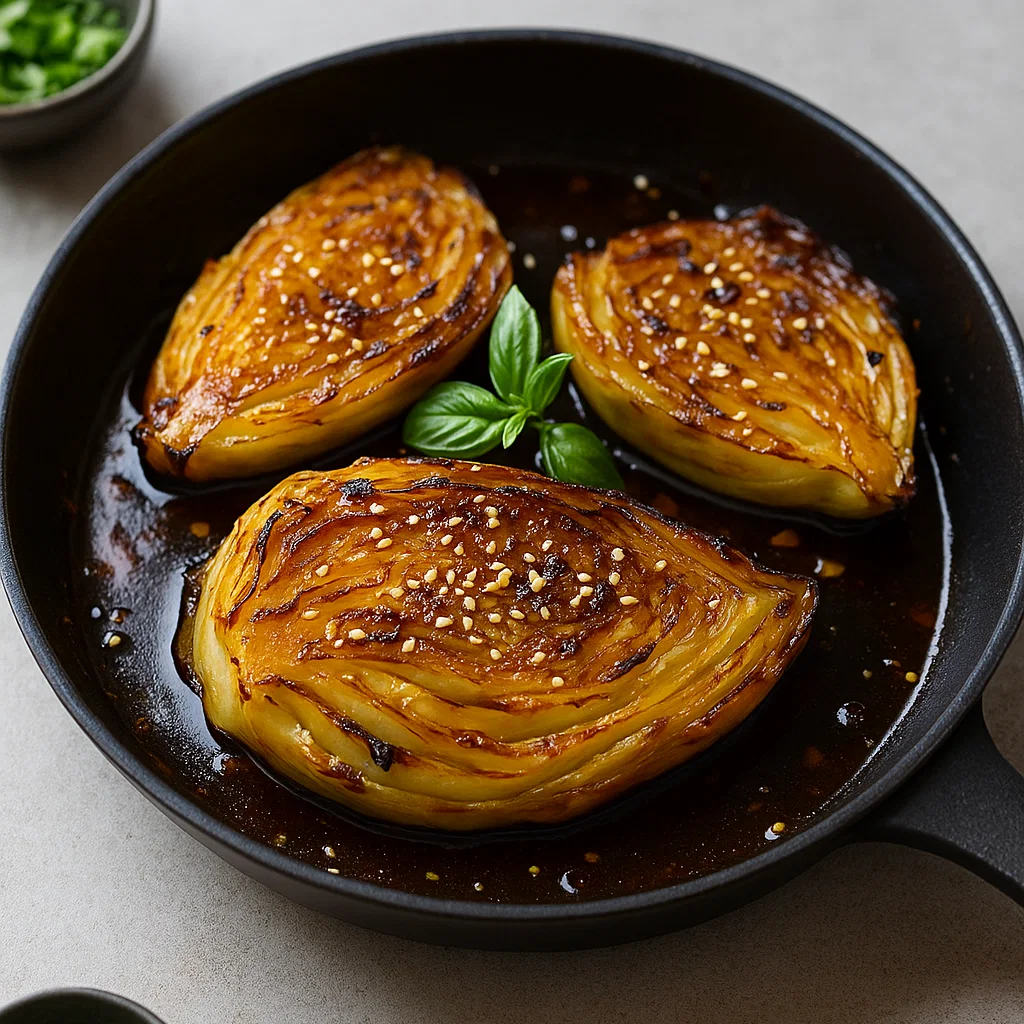 Sesame Braised Cabbage