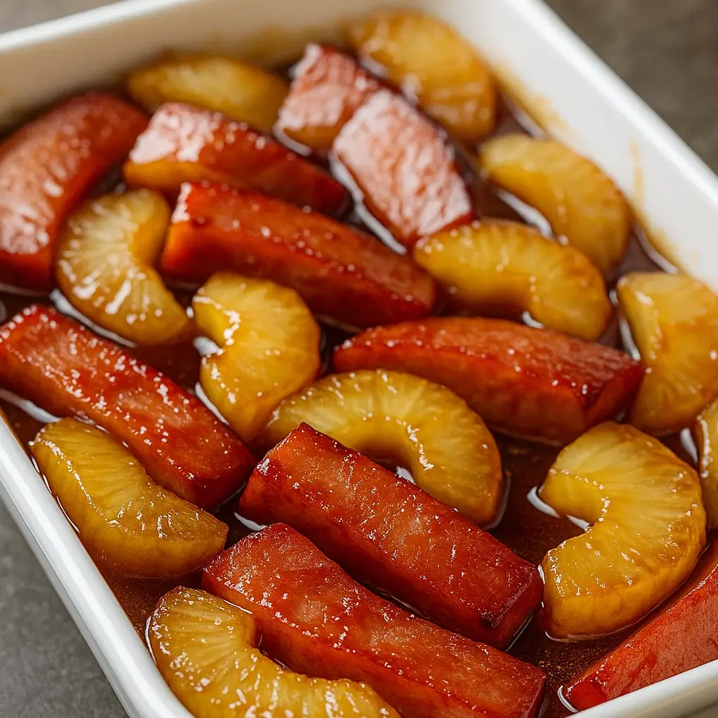 Brown Sugar Pineapple Ham Bake