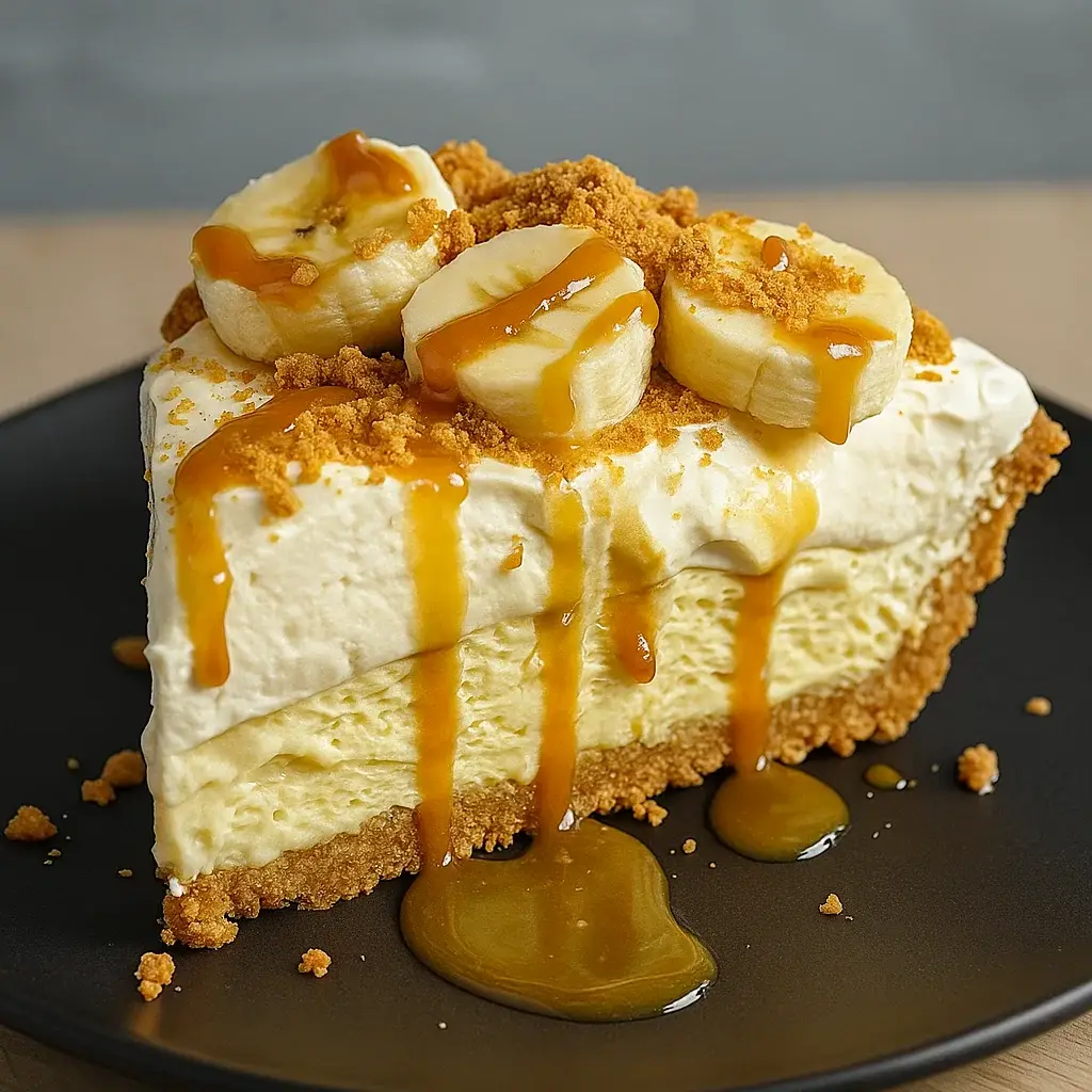 Caramelized Banana Cheesecake with Rum