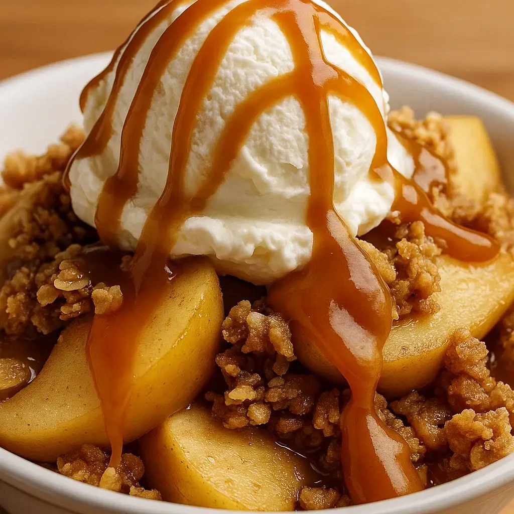 Caramel Apple Crisp