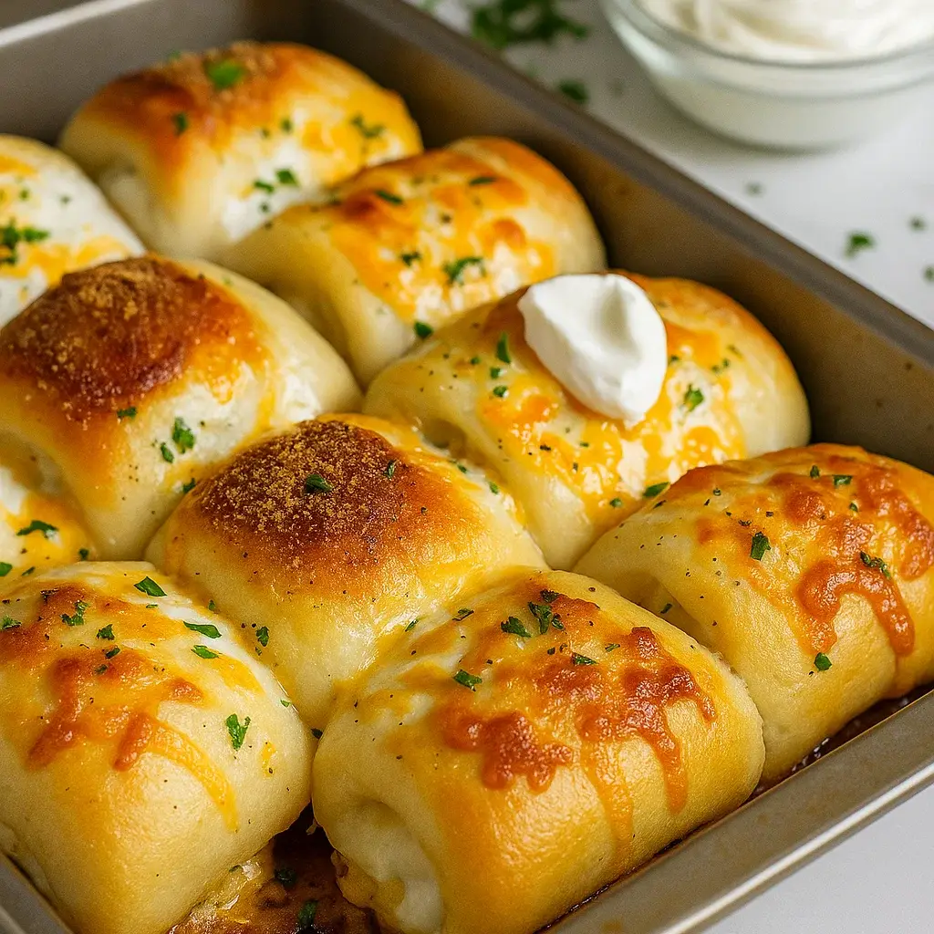 Cheesy Garlic Butter Rollups
