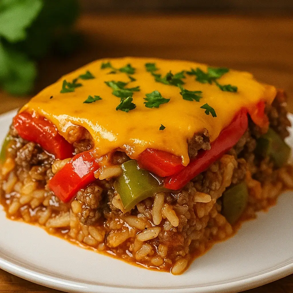 Stuffed Pepper Casserole Beef