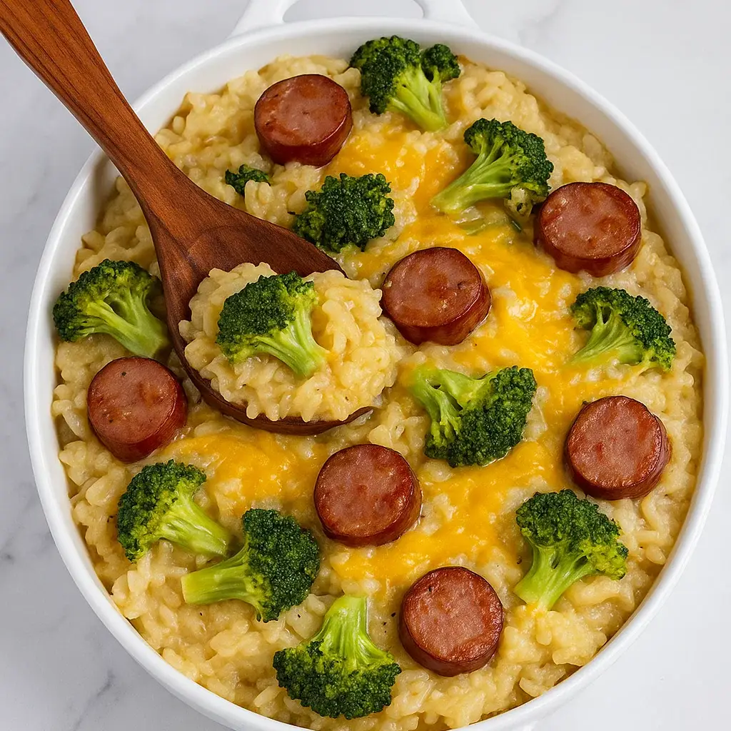 Cheesy Sausage Comfort Casserole