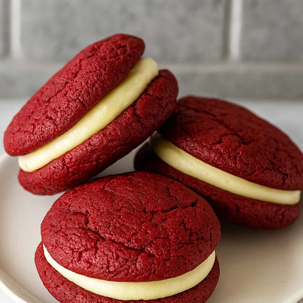 Cream Cheese Red Velvet Cookies