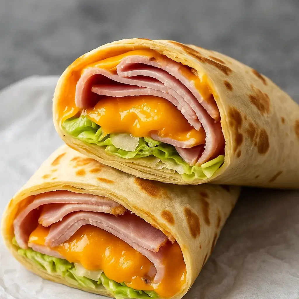 Ham and Cheese Folded Wrap