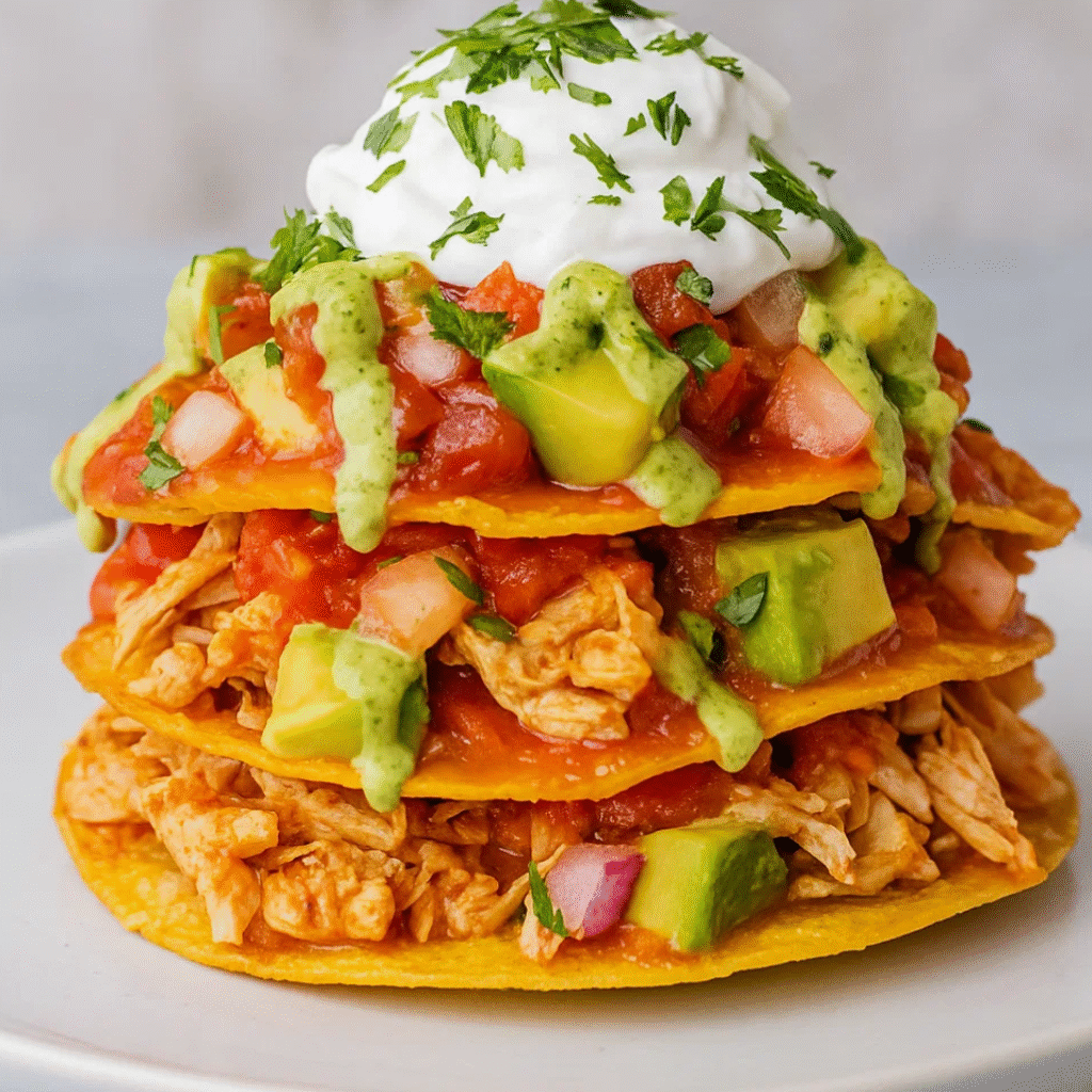 Honey Lime Chicken Tostadas