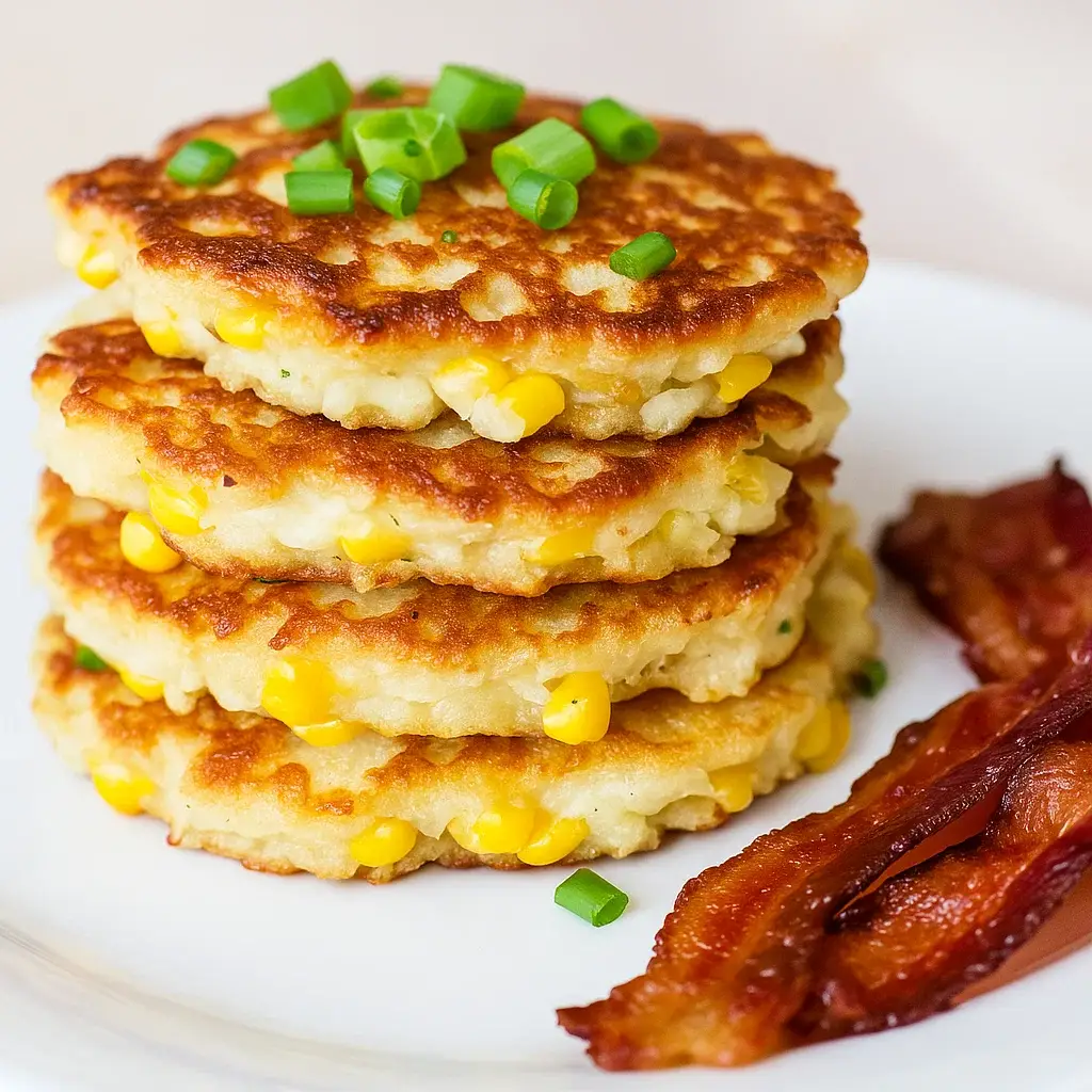 Bacon Corn Griddle Cakes