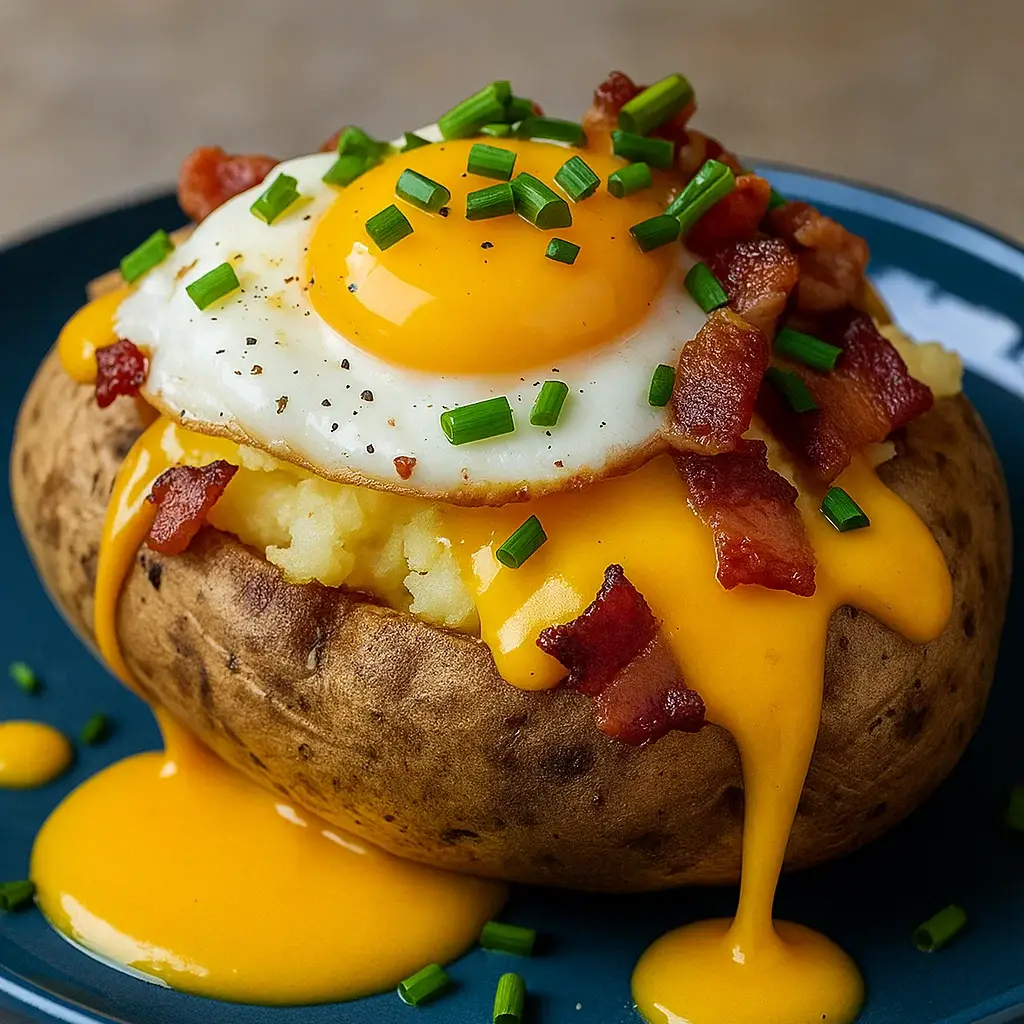 Twice Baked Breakfast Potatoes