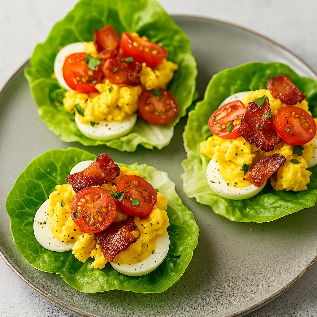 Bacon Egg Salad Wraps