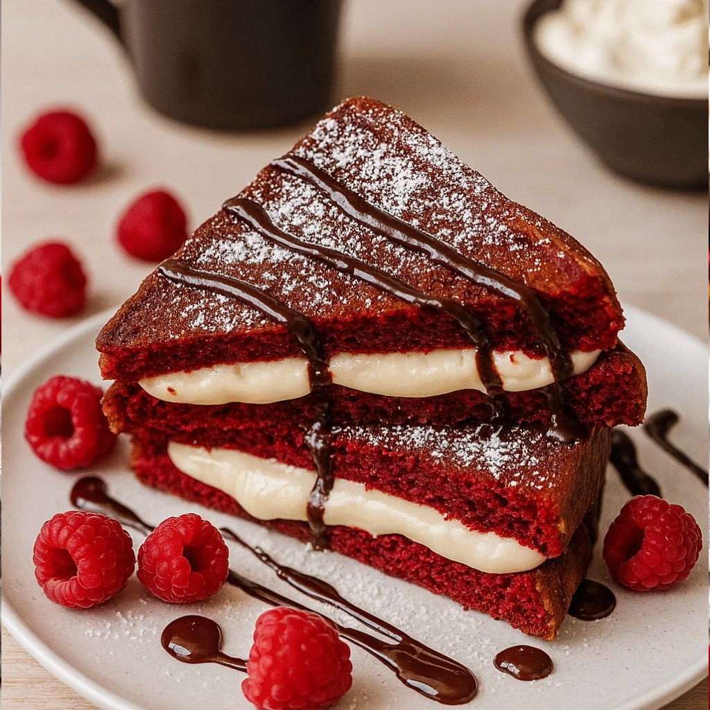 Red Velvet French Toast