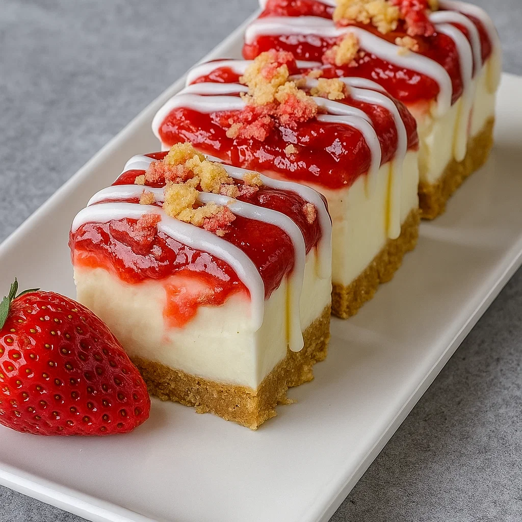 Strawberry Crunch Cheesecake
