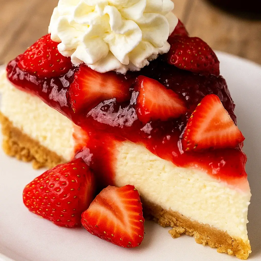 Strawberry Cheesecake Dump Cake