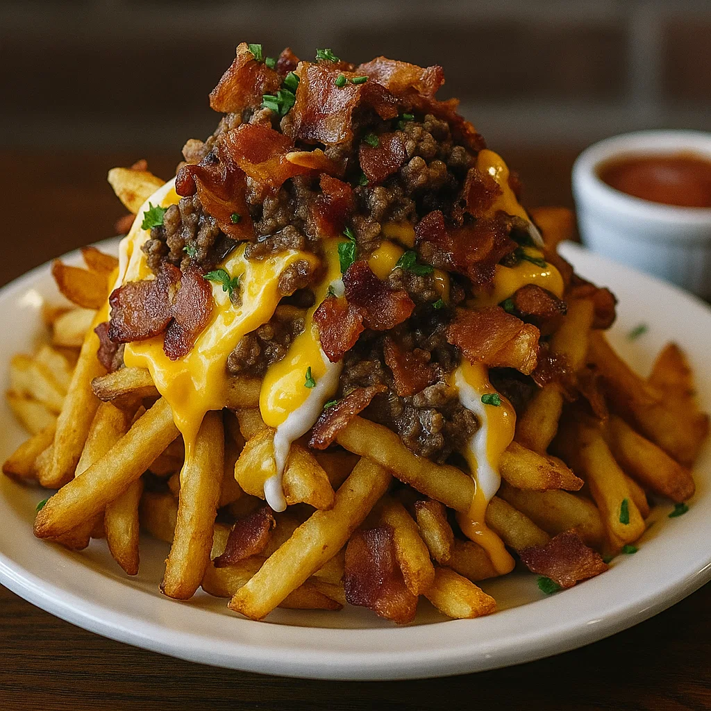 Bacon Cheeseburger Stuffed Tater Tot Cones