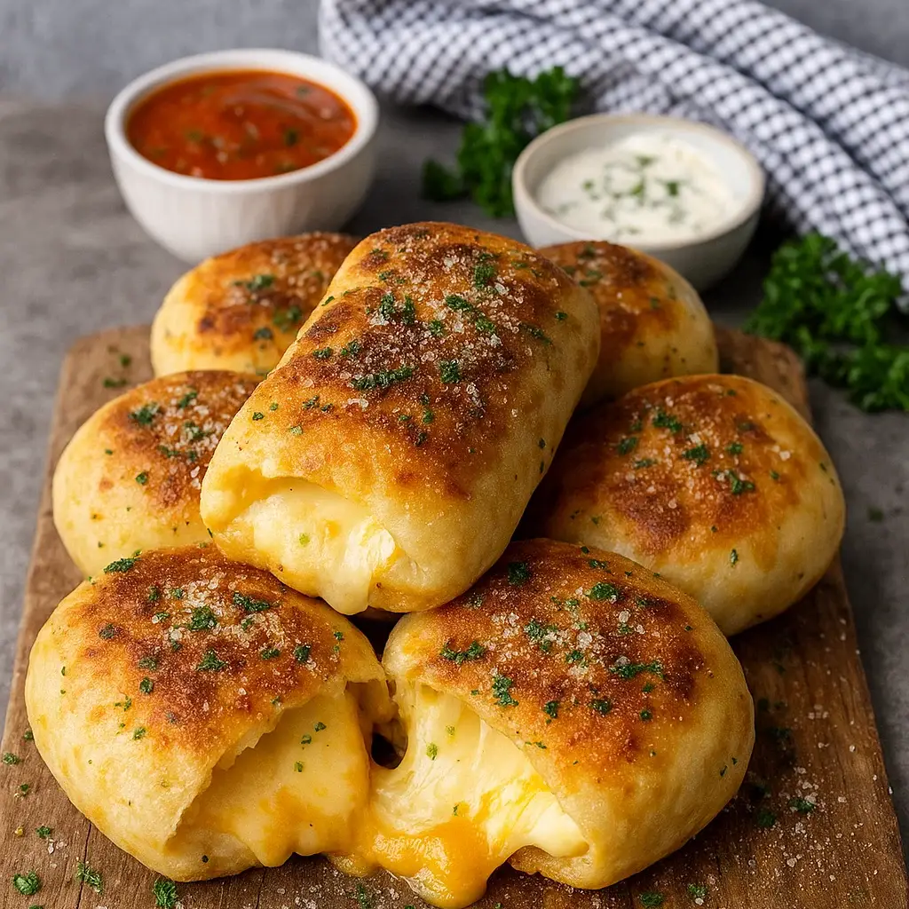 Cheesy Garlic Butter Rollups