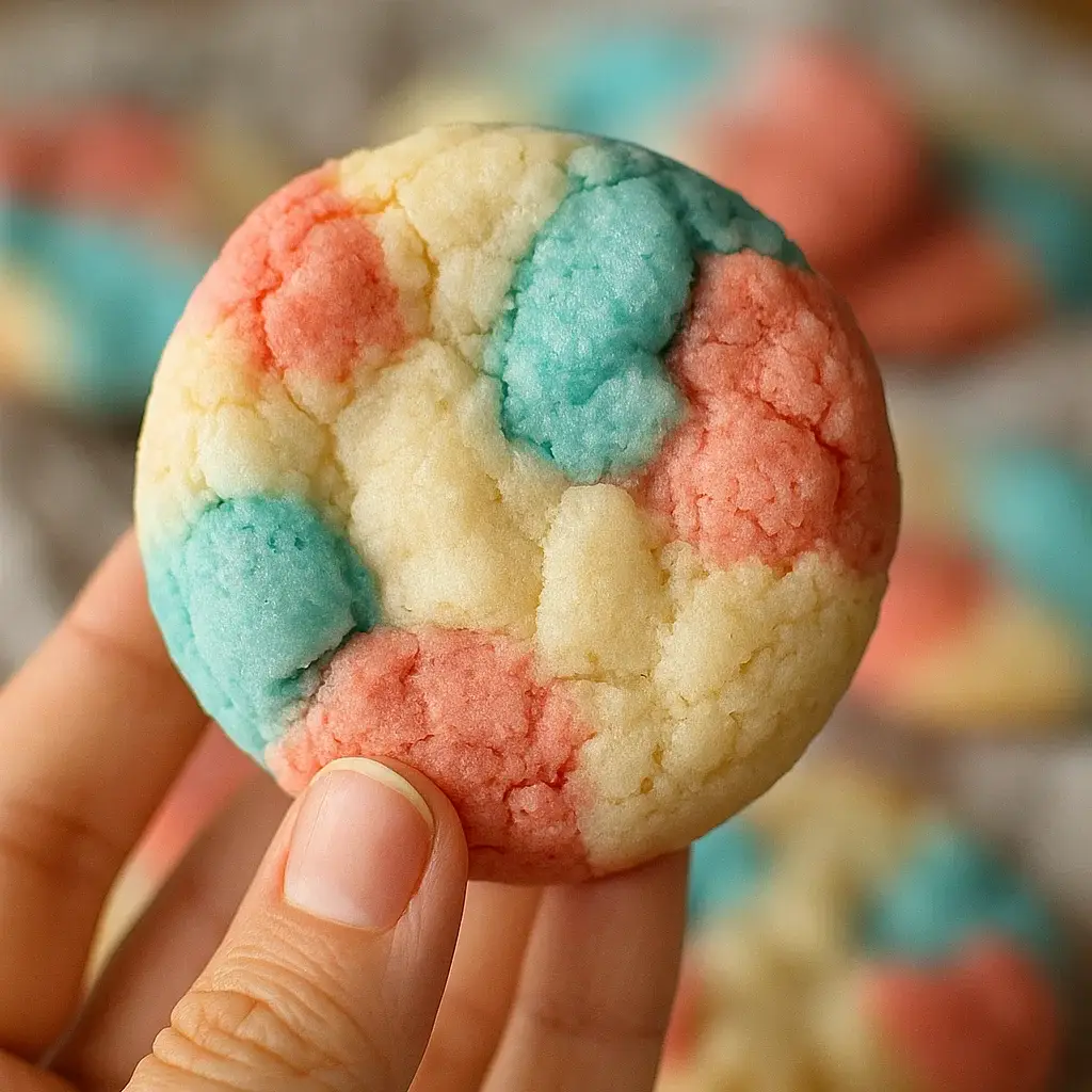 Cotton Candy Cookies