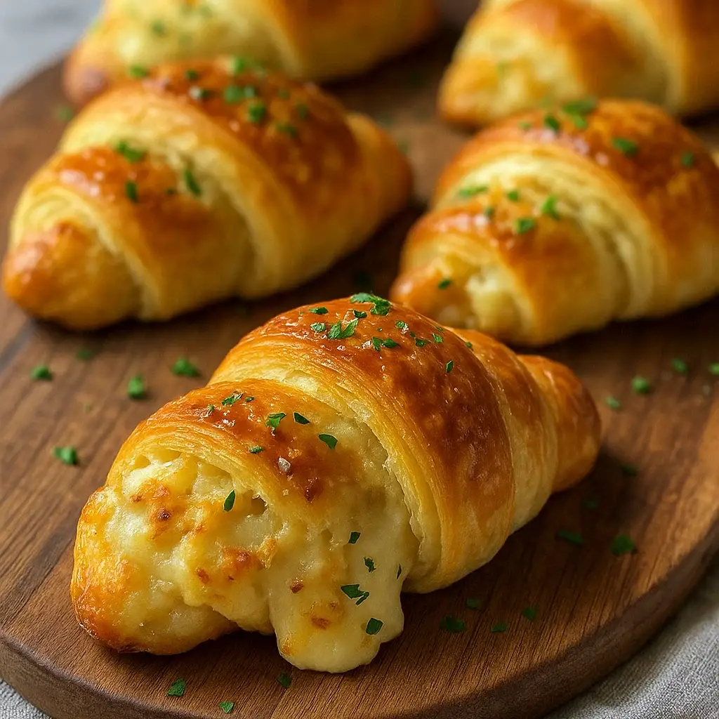 Cheesy Chicken Crescent Rolls