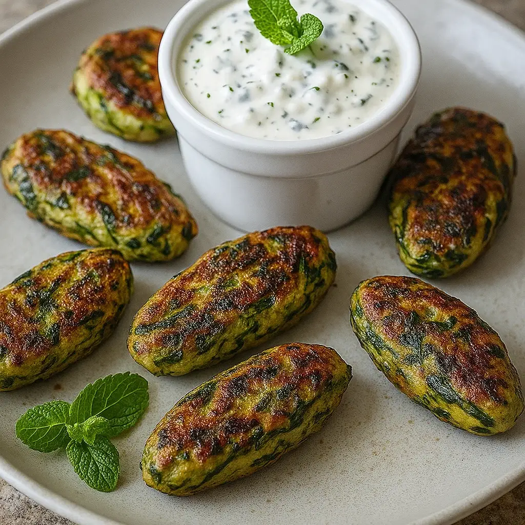 Crispy Zucchini Garlic Bites