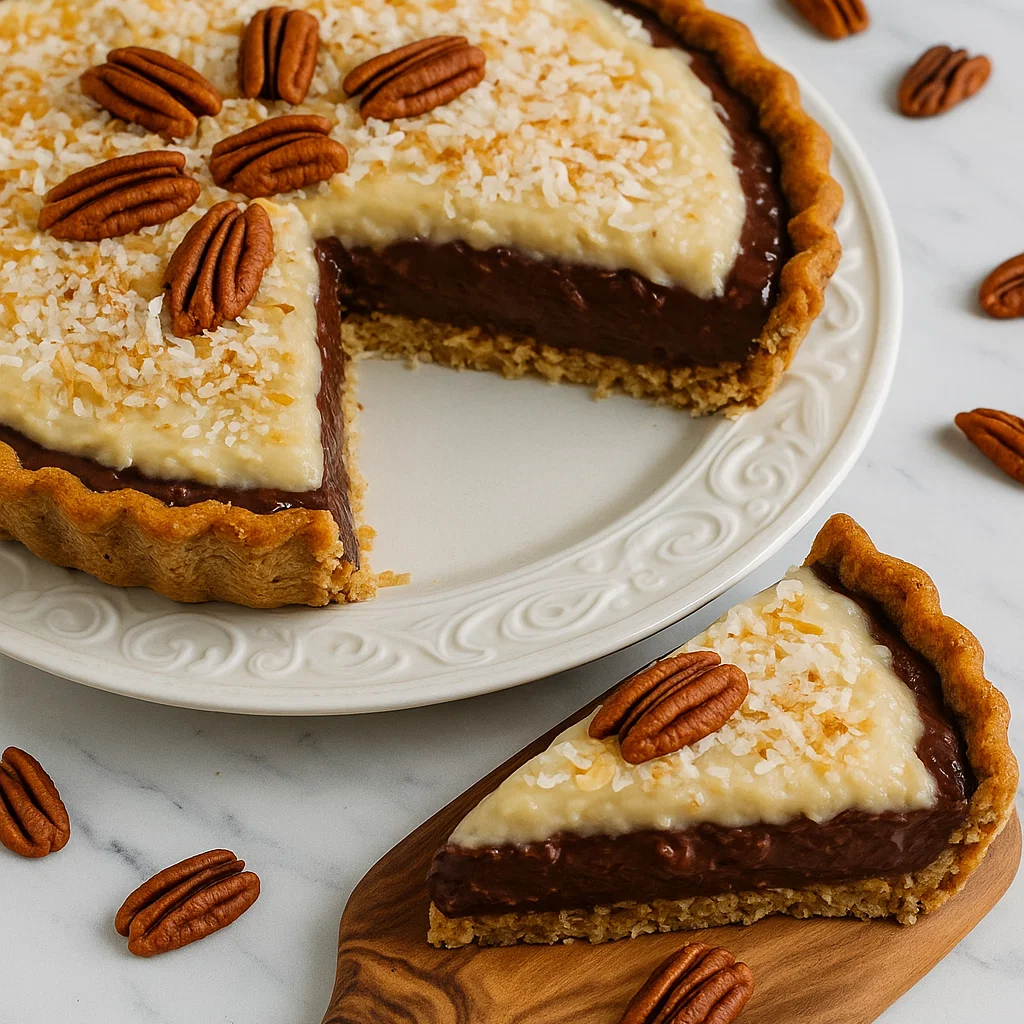Diabetic No Bake German Chocolate Pie