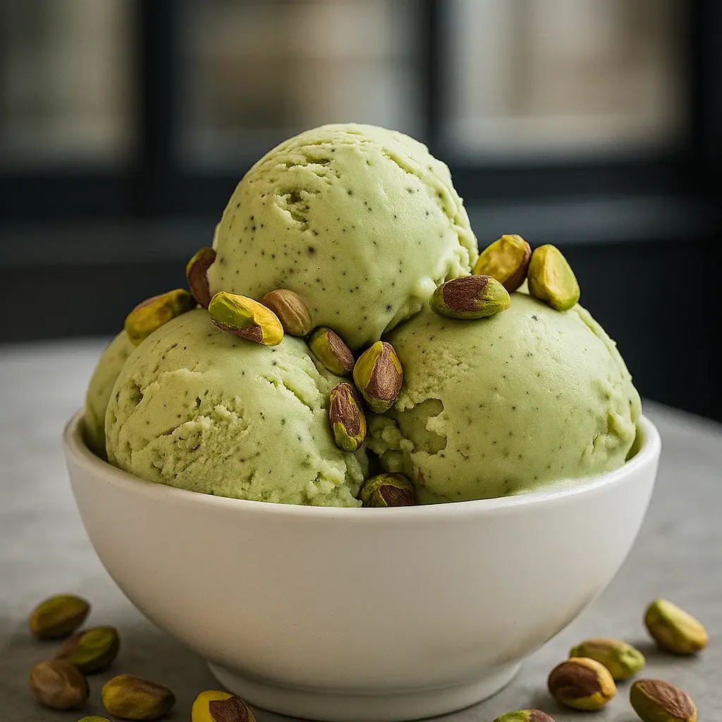 High Protein Pistachio Ice Cream