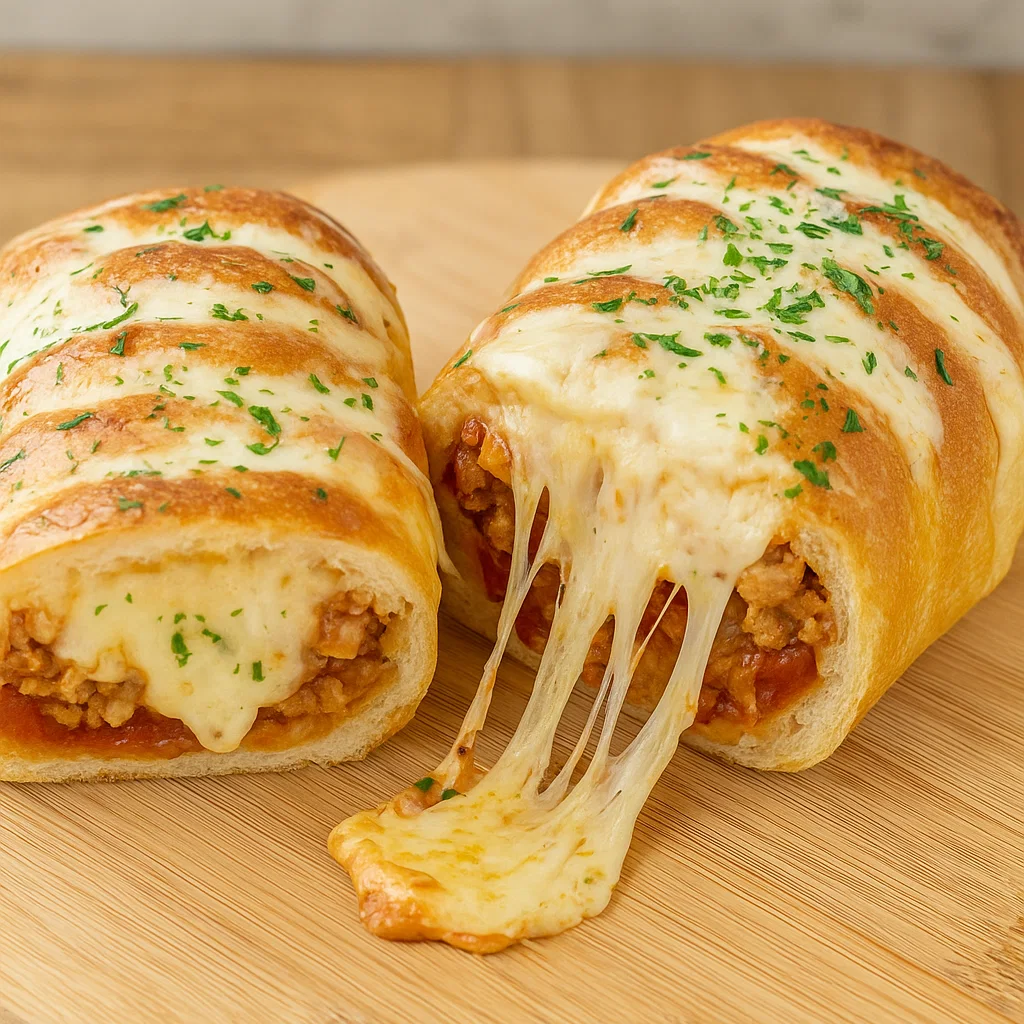 Cheesy Stuffed Italian Bread