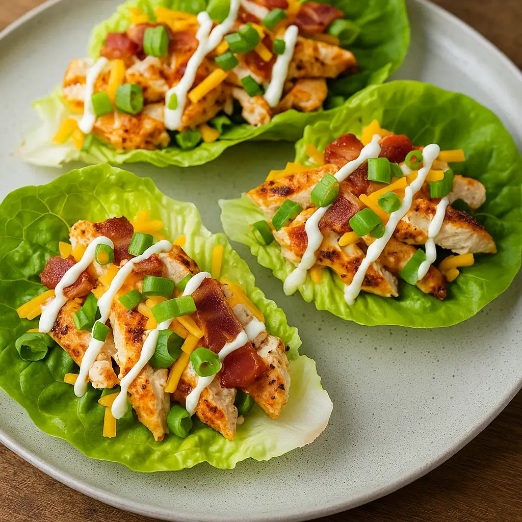 Chicken Bacon Ranch Boats