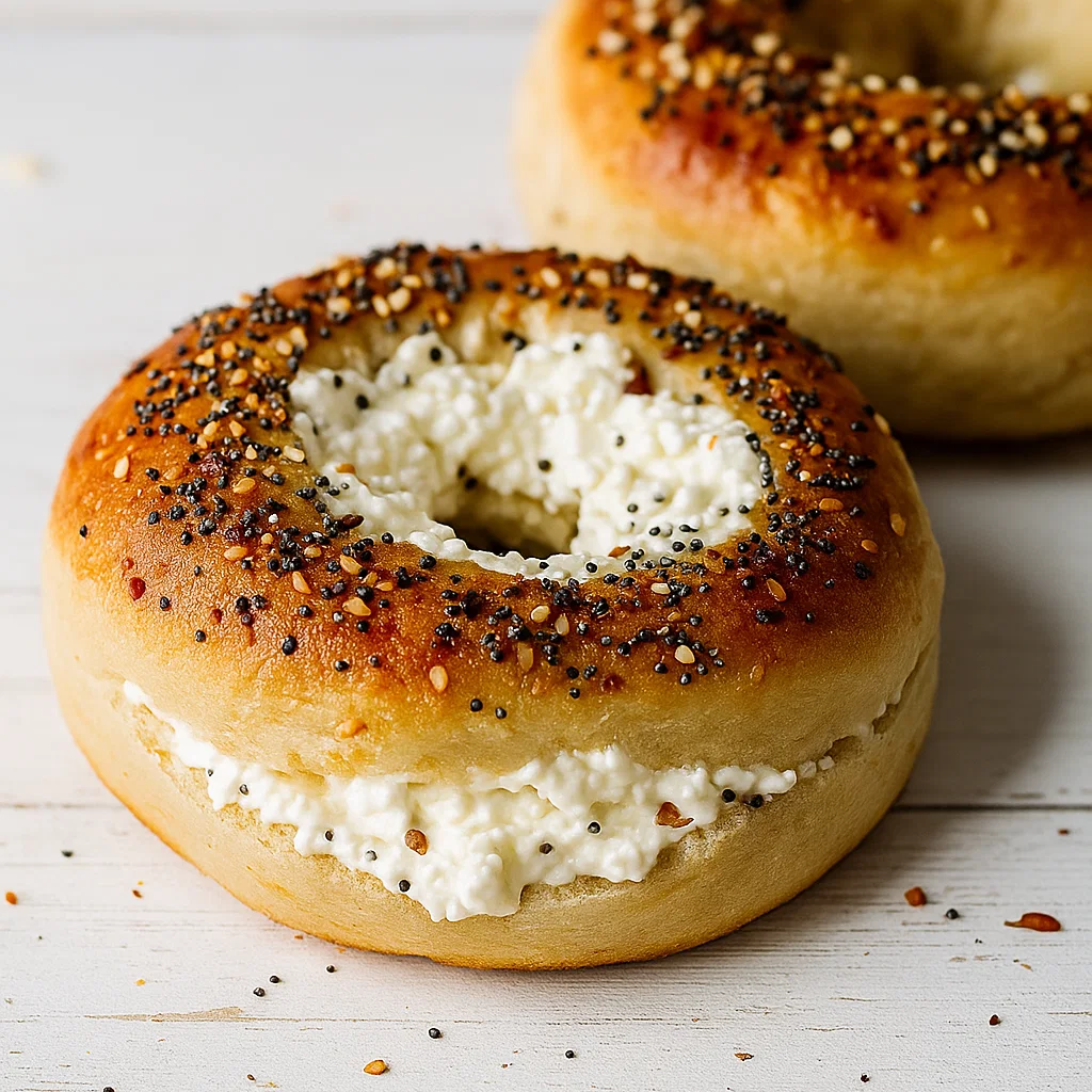 Cottage Cheese Protein Bagels