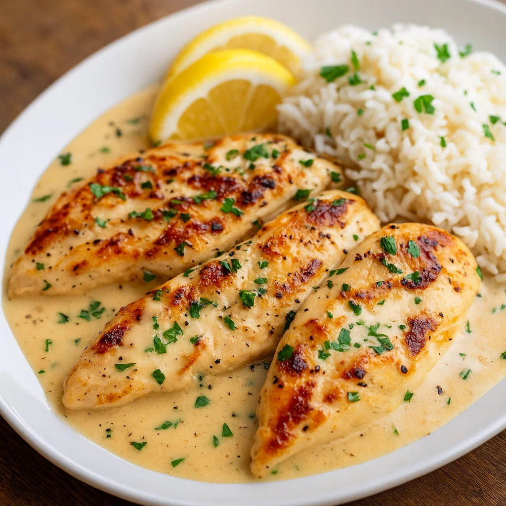 Creamy Lemon Garlic Chicken