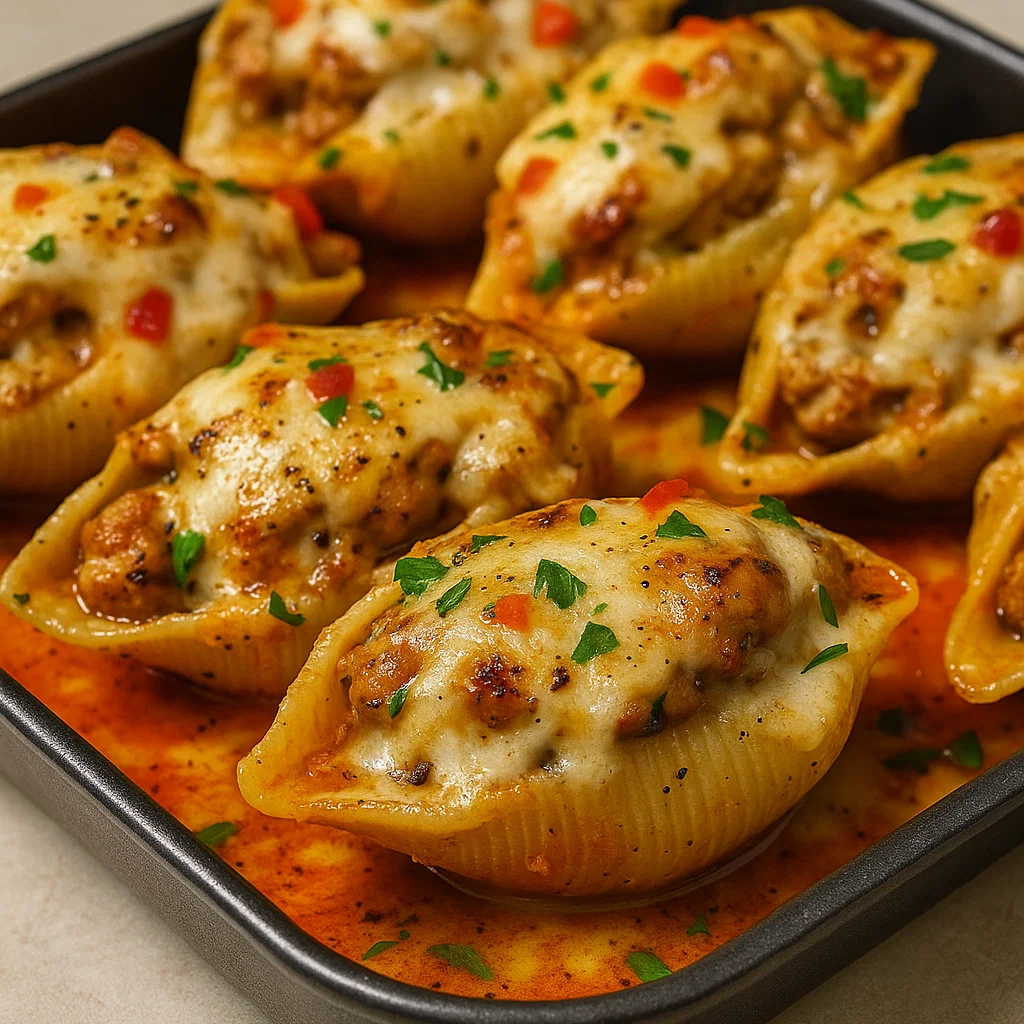 Creamy Cajun Chicken Shells