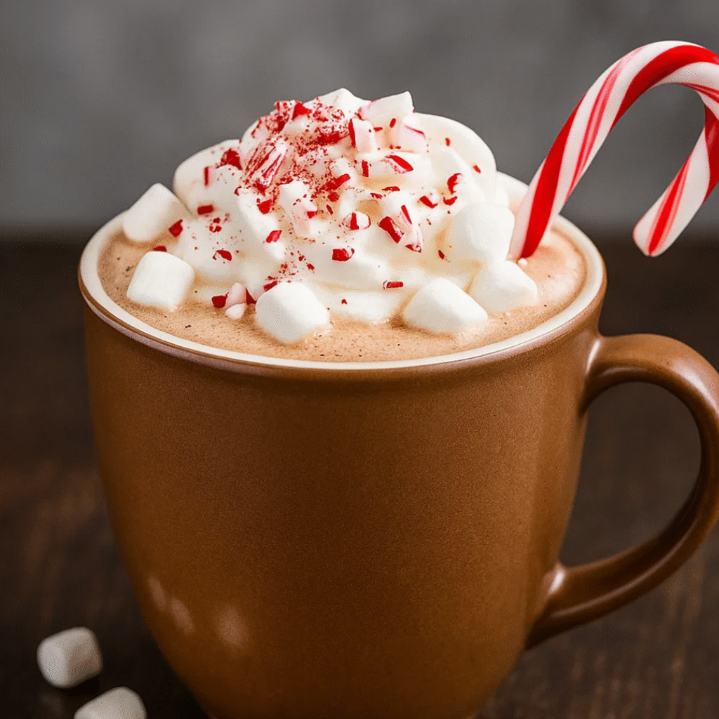 Homemade Peppermint Hot Cocoa