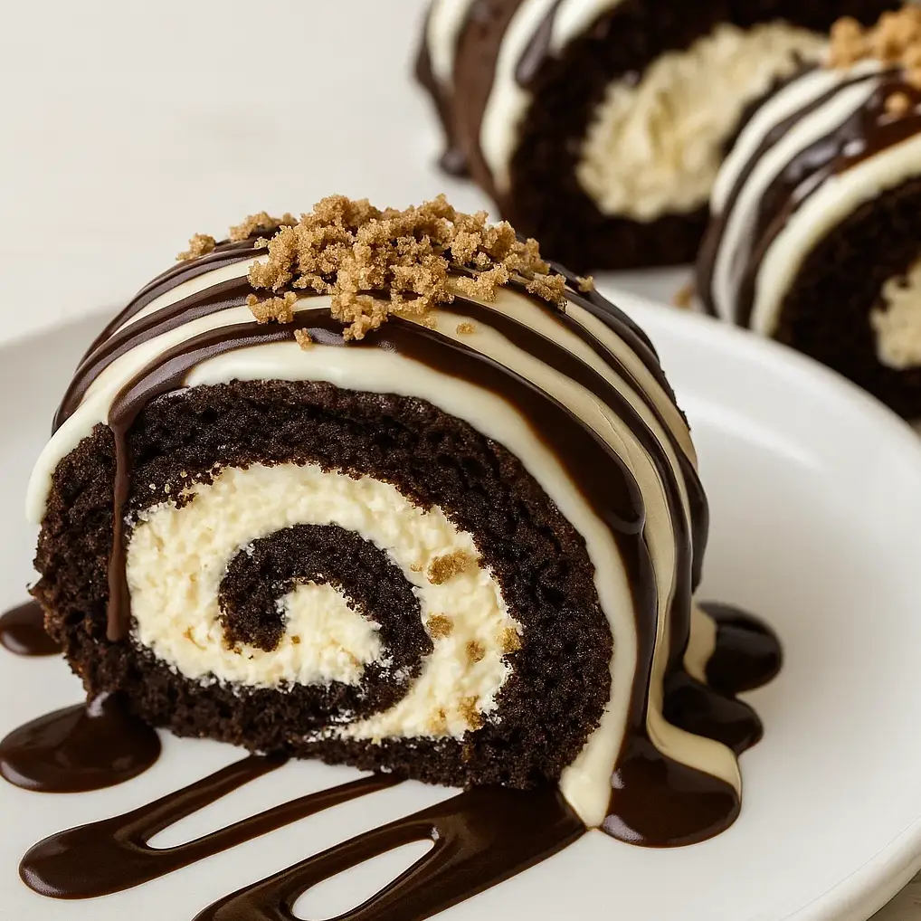 Oreo Cream Chocolate Roll