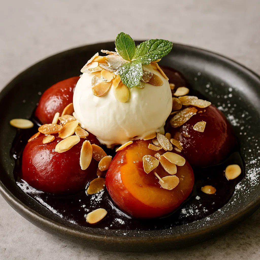 Poached Apricots