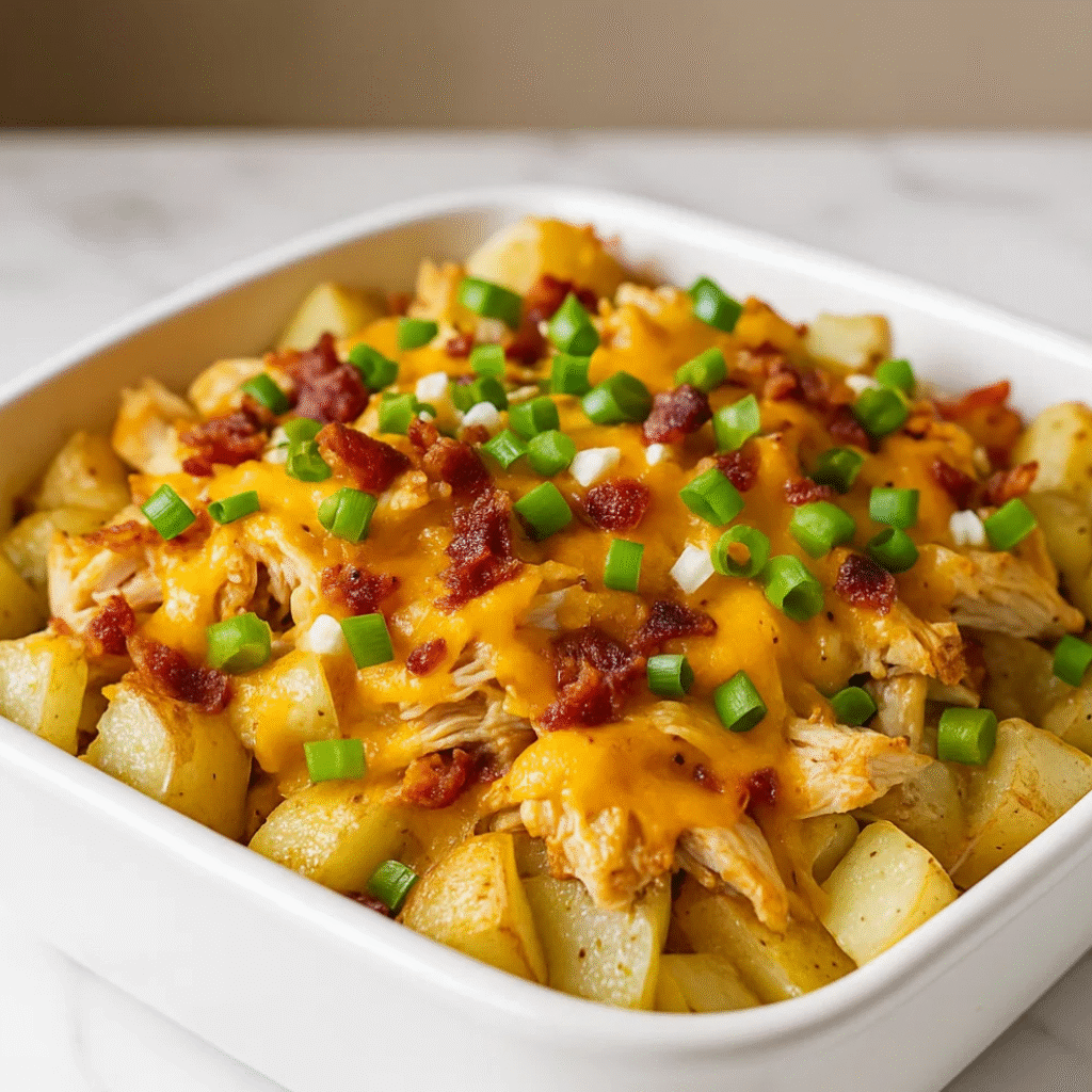 Loaded Potato Chicken Casserole