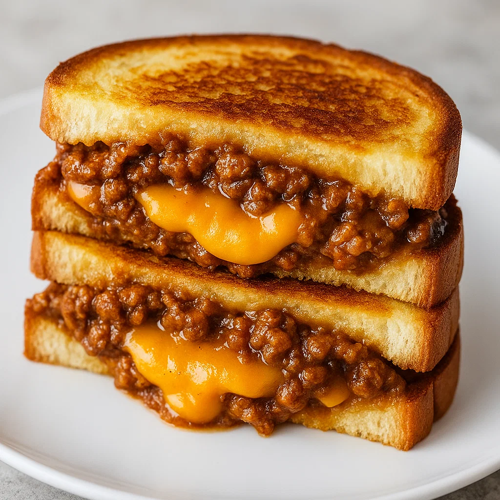Sloppy Joe Grilled Cheese
