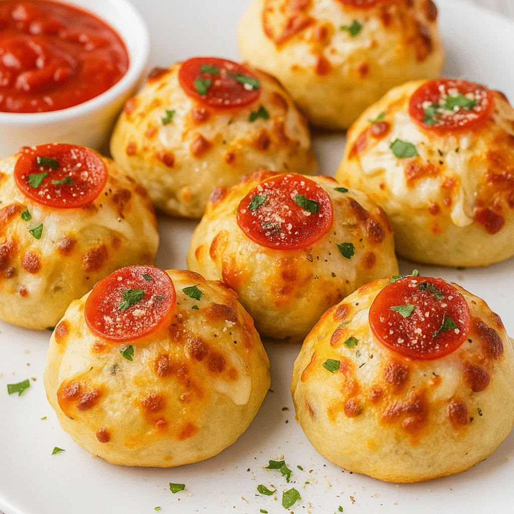 Air Fryer Pizza Bombs