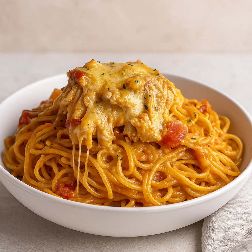 Chicken Spaghetti with Rotel