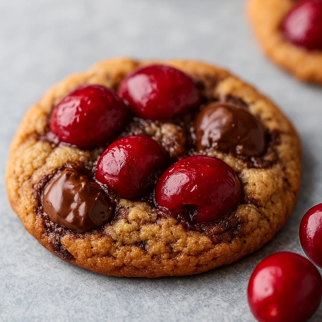 Cherry Chocolate Chewy Cookies