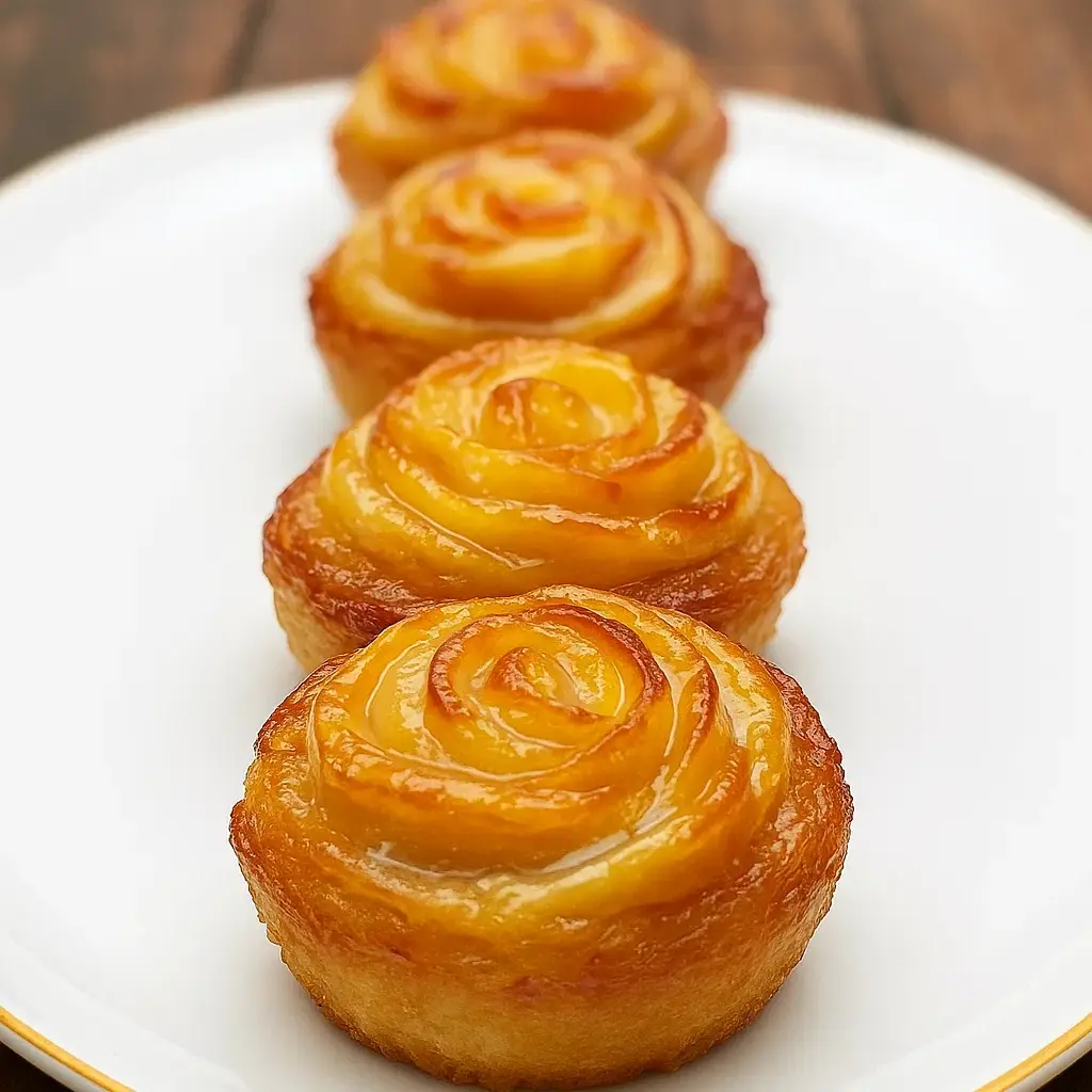 Peach Pie Cruffins