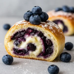 Blueberry Cheesecake Rolls