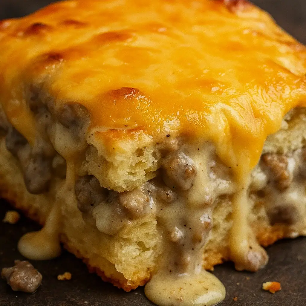 Biscuits and Gravy Casserole
