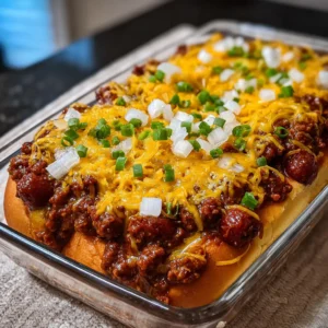 Chili Cheese Dog Casserole