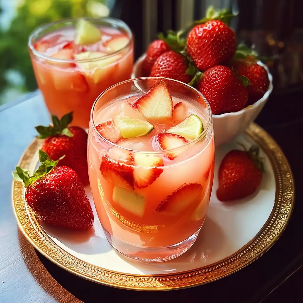 Summer Strawberry Apple Punch