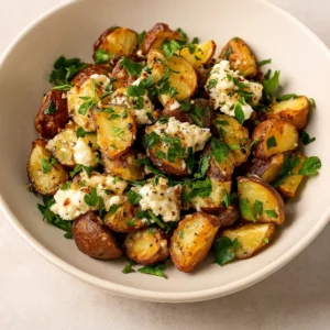 Crispy Smashed Potato Salad